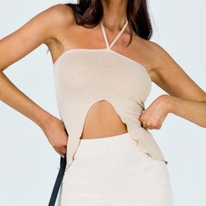 Princess Polly Gabriel Top Beige Size 4